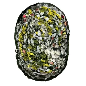 Coroa de flores luxo C