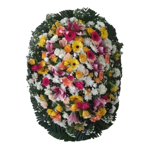 coroa de flores super luxo a